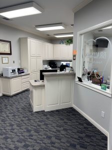inside the office
